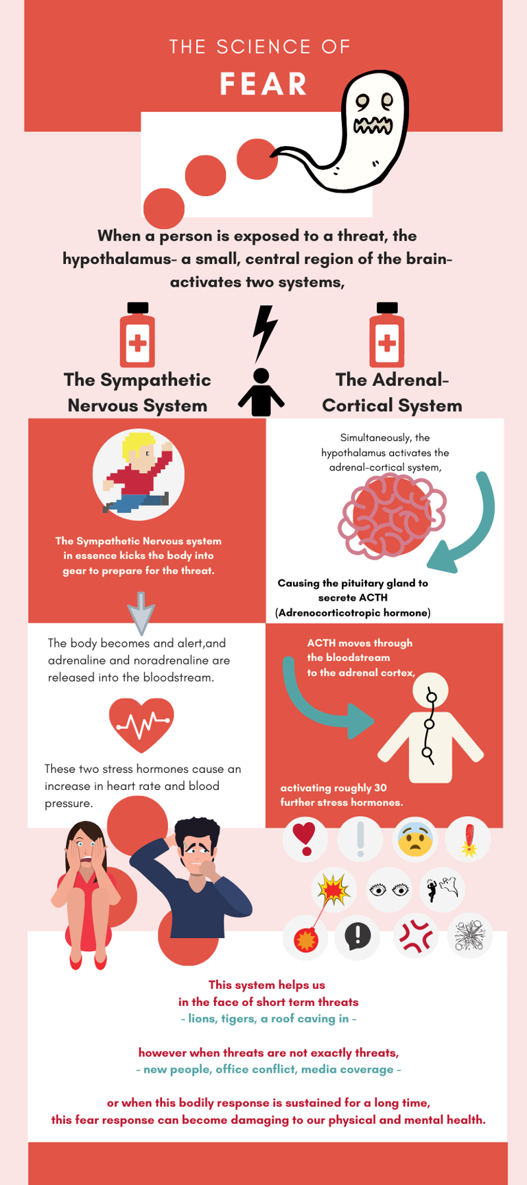 The Science Of Fear Infographic
